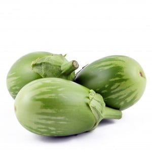 Ei aubergines groen