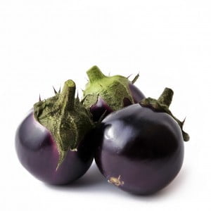 Ei aubergines paars